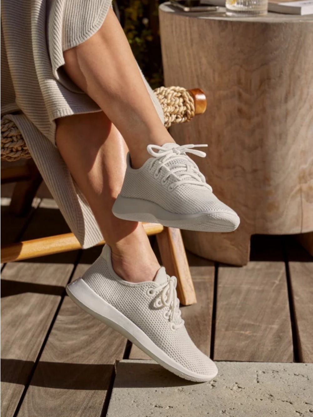 Allbirds Women's Tree Runners Sz 8 (W) - Beige/Cream